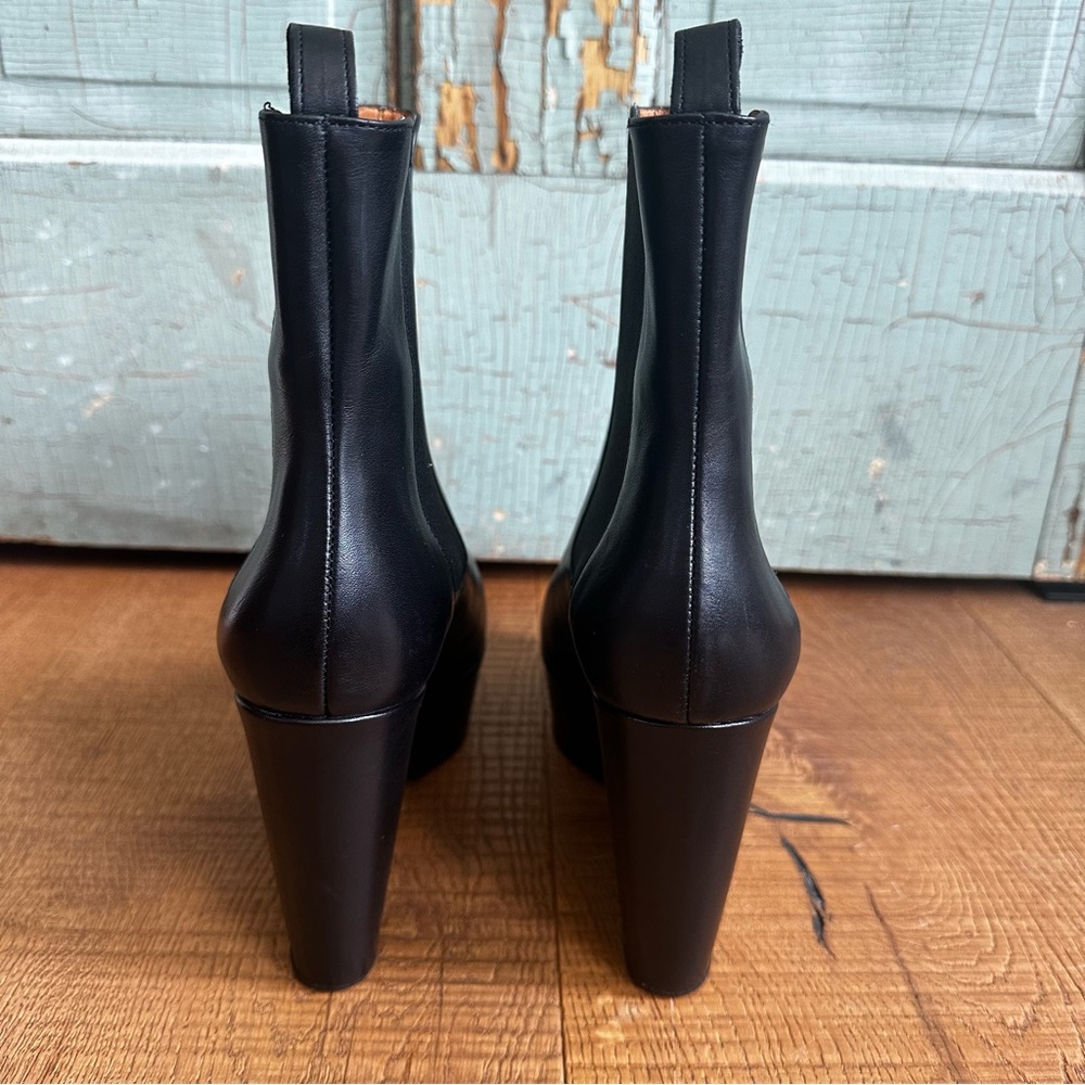 NIB Robert Clergerie Beatrice Ankle Boot Black Calfskin Size 8.5 - Picture 7 of 15